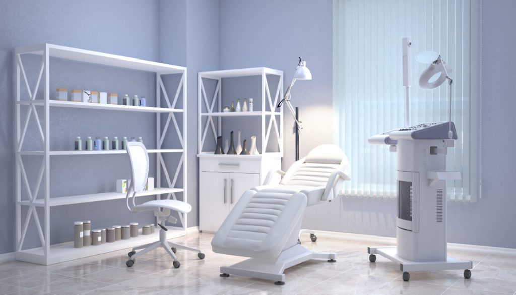 Room,With,Equipment,In,The,Clinic,Of,Dermatology,And,Cosmetology.