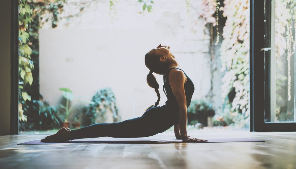 Portrait,Of,Gorgeous,Young,Woman,Practicing,Yoga,Indoor.,Beautiful,Girl